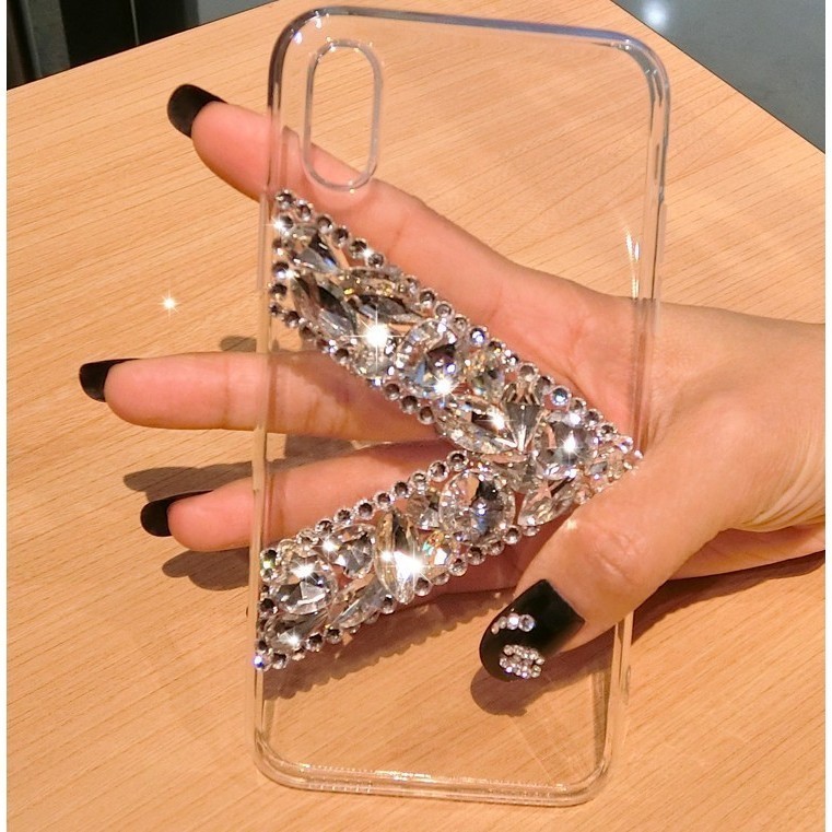 เคสโทรศัพท์มือถือเหมาะสำหรับ Note20ultra Samsung S10liteหรูหราS20 Rhinestone A91V Word A315Gโปร่งใส