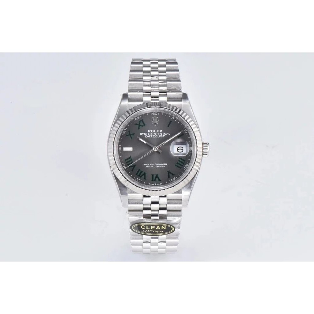 VS Factory Watch Diary Series ม126234- 0045 Luluo 3235 Movement Oyster Stainless Steel Watch 36mm Lu