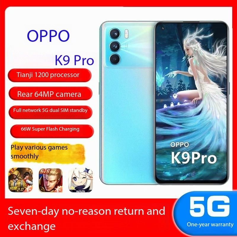OPPO Second-Hand Phone K9pro Full Network 5G Student Gaming K9 Second-Hand Phone