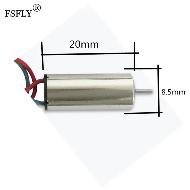 FPV Drone มอเตอร์ 8520 7.4V 2S Coreless CW CCW QAV100 QAV120 QX80 QX95 F182 F183 JJRC H8C Mini Quad