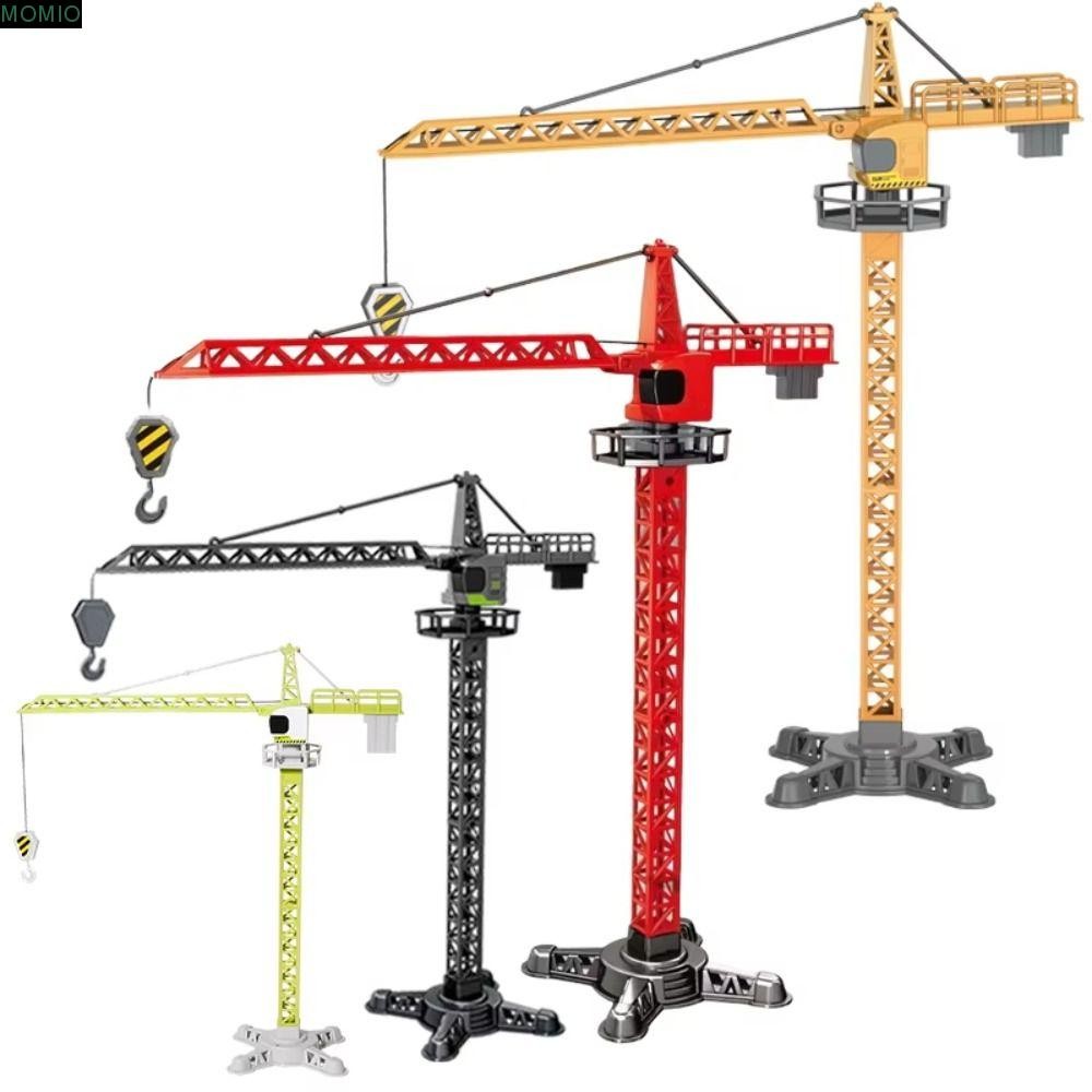 MXMIO Tower Crane Model, Excavator Loader Tractor Engineering Vehicle Toy,ของขวัญวันเกิดDiecast Lift