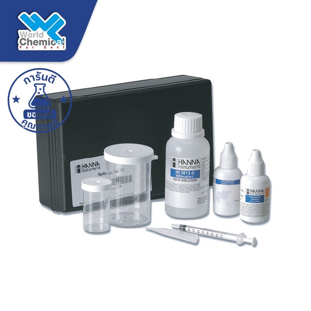 HANNA HI3812 Hardness Test Kit ชุดวัดความกระด้างของน้ำ ทดสอบความเป็นด่าง