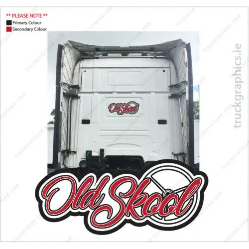 สําหรับ Scania Old Skool ,สติ๊กเกอร์,Graphic R/S Series Topline, (28)
