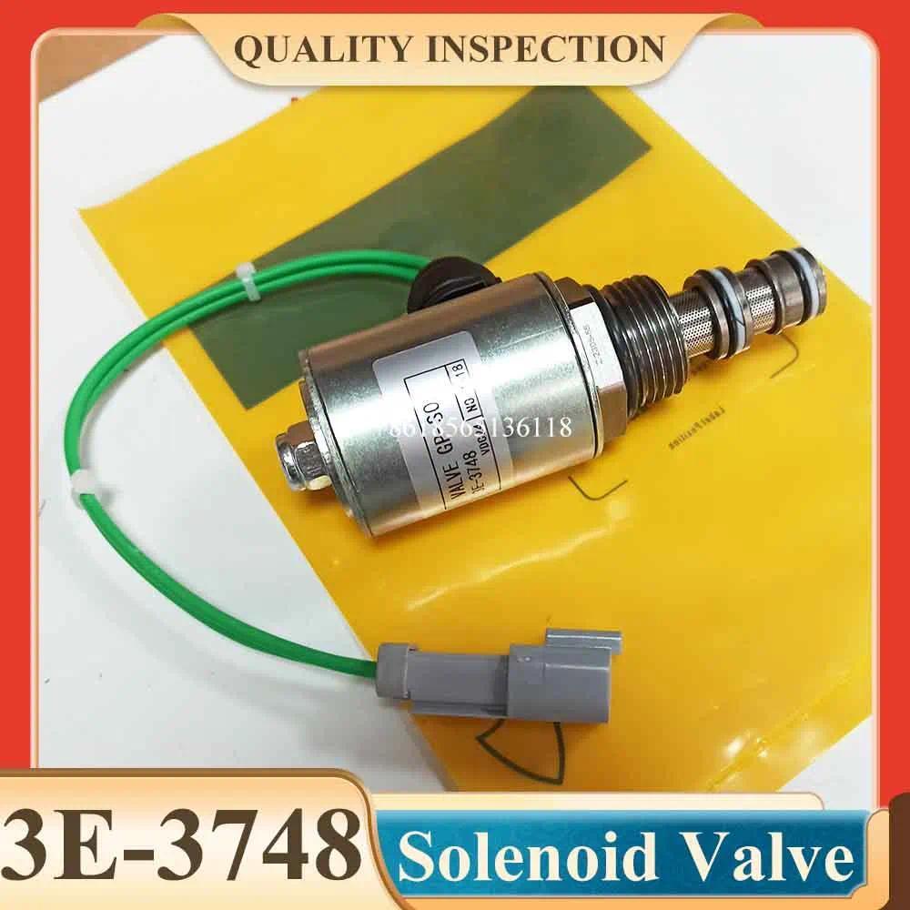 24V Solenoid วาล์ว 3E-3748 3E3748 สําหรับ Excavator Solenoid วาล์ว 824G/D10R/D11R/950F/966F/980F/992