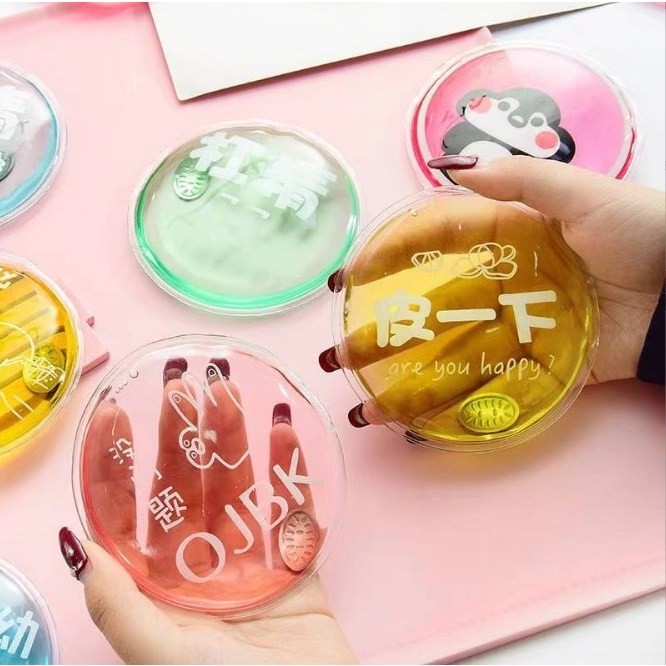 AH Gel Hand Warmer Compress Hand Warmer นํากลับมาใช้ใหม่ได้ใช้ซ้ํา