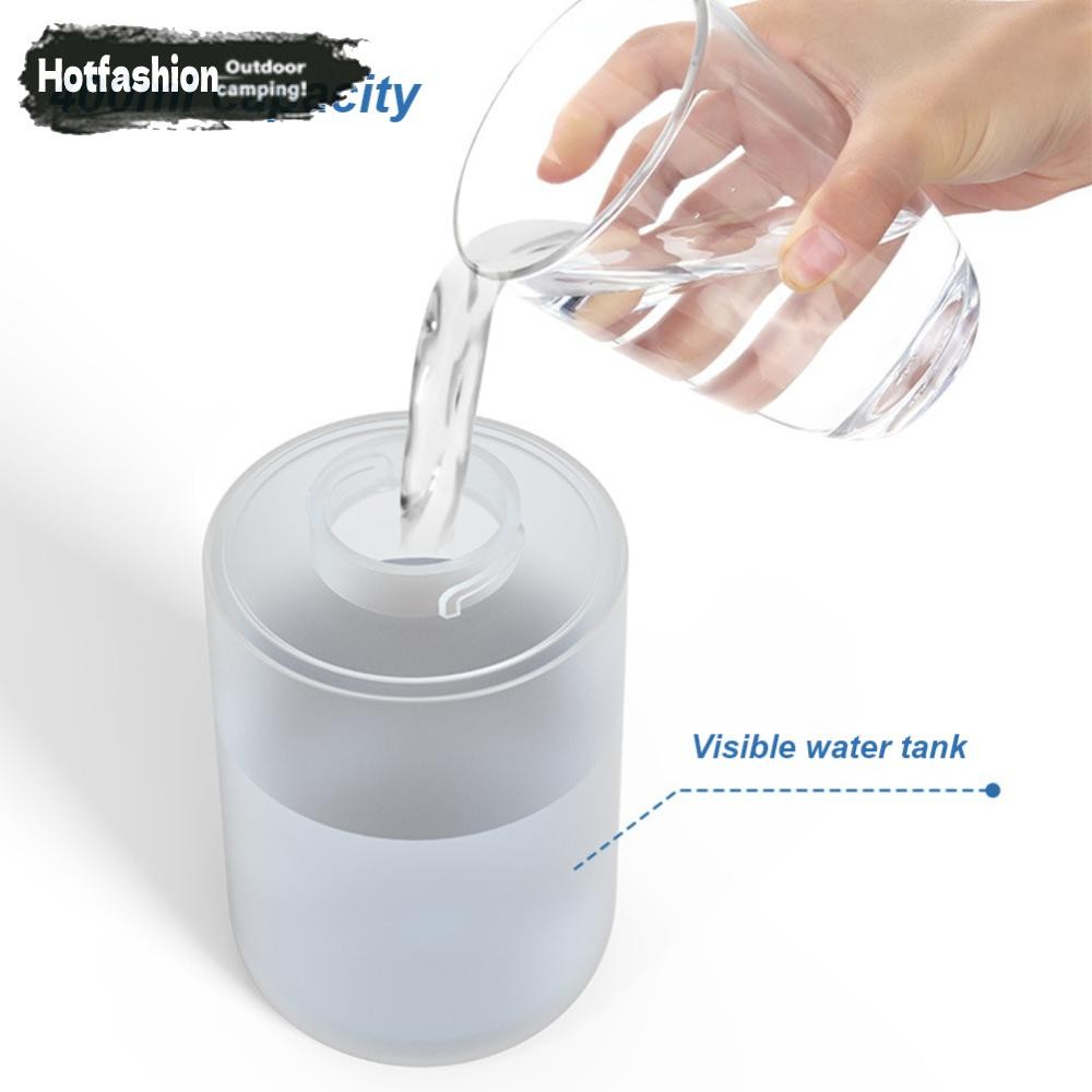 เครื่องจ่ายสบู่โฟมอัตโนมัติ 400 มล. อุปกรณ์ในห้องน้ําแบบชาร์จไฟได้ (โฟม) - รูปที่ 2