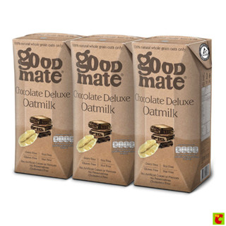 กู๊ดเมท น้ำนมโอ๊ต รสช็อกโกแลต 180 มล. แพ็ค 3