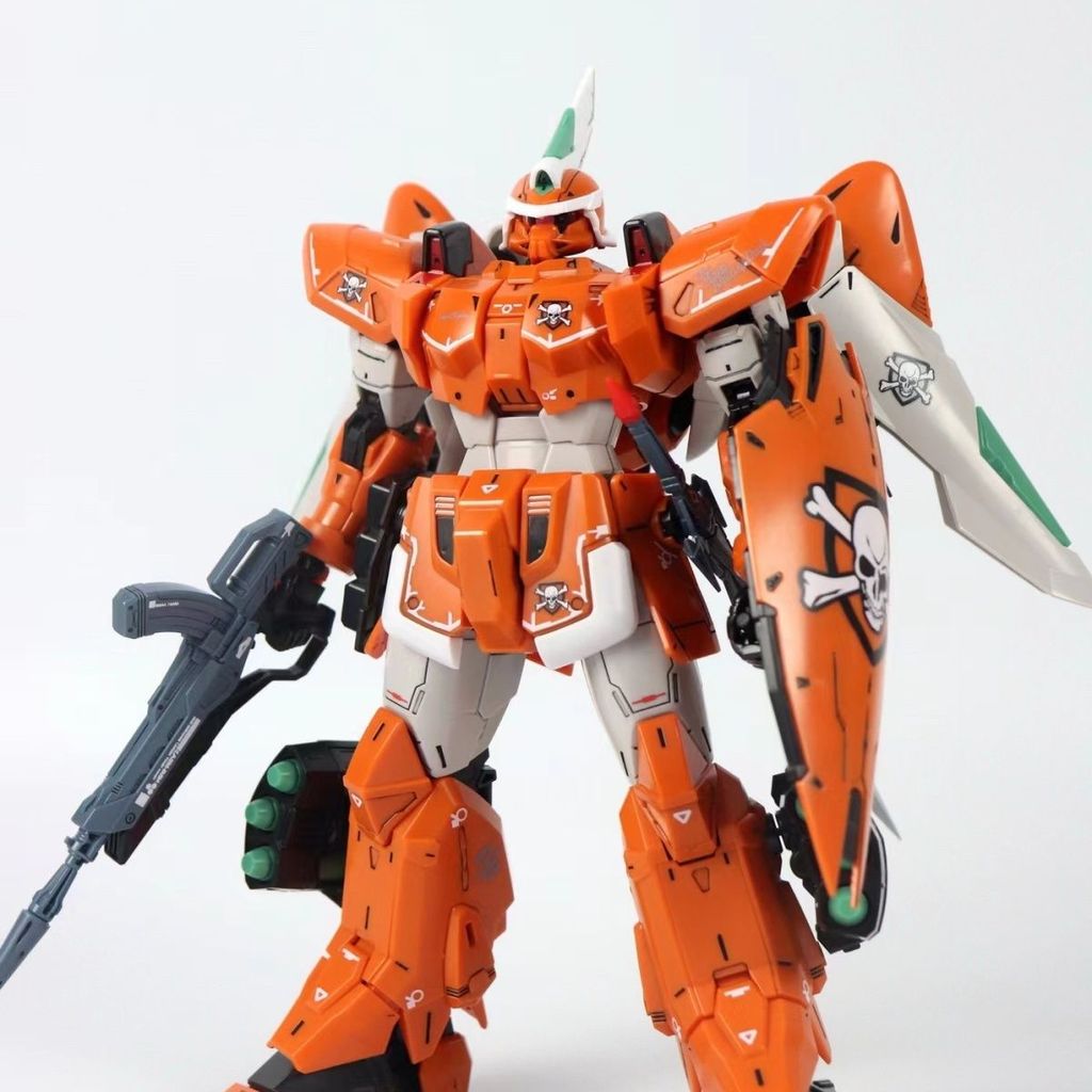 Phantom Model Z001 Jinen Red Orange Grey Tricolor Water Free Sticker MG1/100 Assembly Model