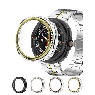 แหวนฝา + ฝาครอบสําหรับ Samsung Galaxy Watch 8 classic 46mm Protector Hard PC กันชน Galaxy Watch8 คลาสสิกกรณีป้องกัน