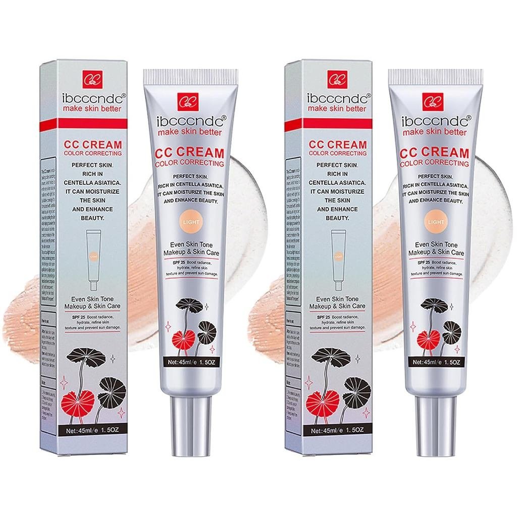 เกาหลีเปลี่ยนสี CC ครีมเปลี่ยนสี CC Cream 2 In1 Skincare & Makeup Color Changing Foundation Multi-Pu