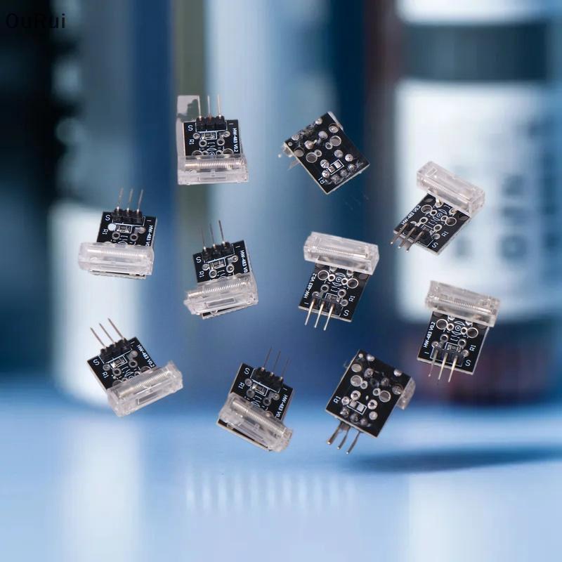 {B&C Aug} 5/10PCS KY-031 โมดูลเซ็นเซอร์เคาะสําหรับ Arduino 3pin เครื่องเคาะเคาะเคาะ Diy Starter Kit 