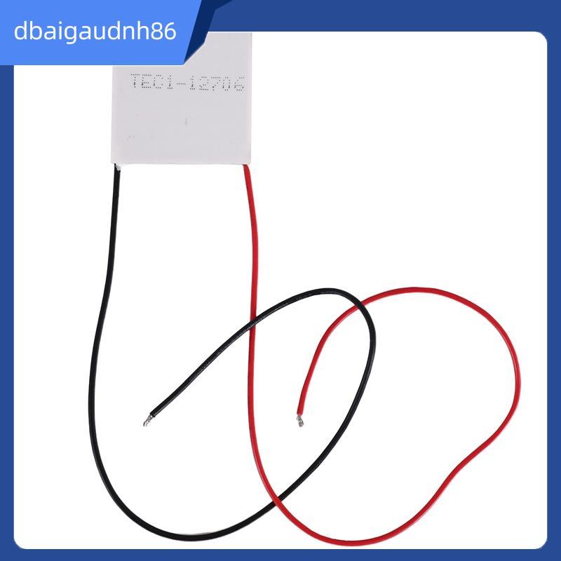 READY STOCK12V 5.8A 65W TEC1-12706 Thermoelectric Cooler Cooling Peltier แผ่นโมดูล 40x40 มม.