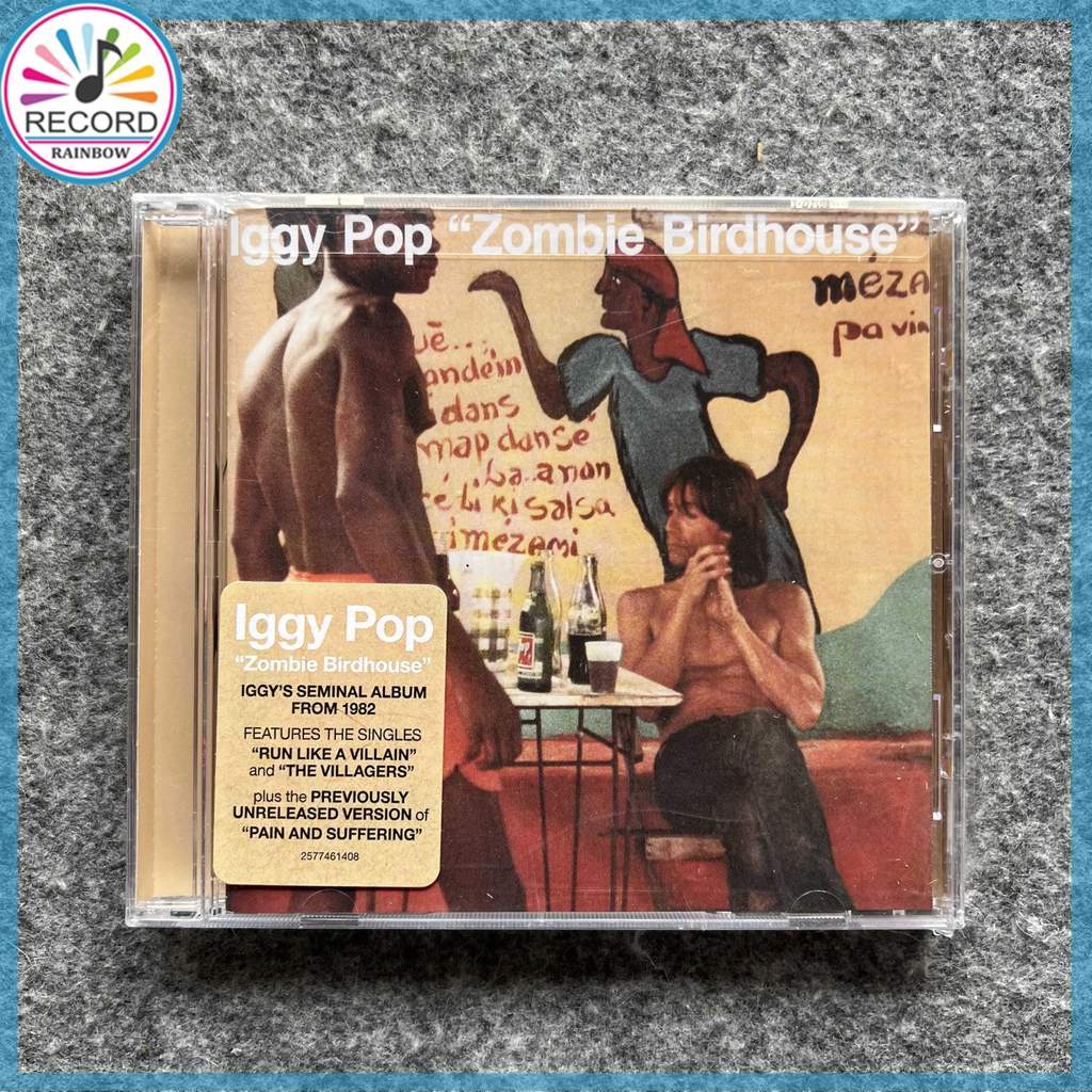 อัลบั้มซีดี Iggy Pop Zombie Birdhouse [ปิดผนึก] ใหม่เอี่ยม 1Z04189