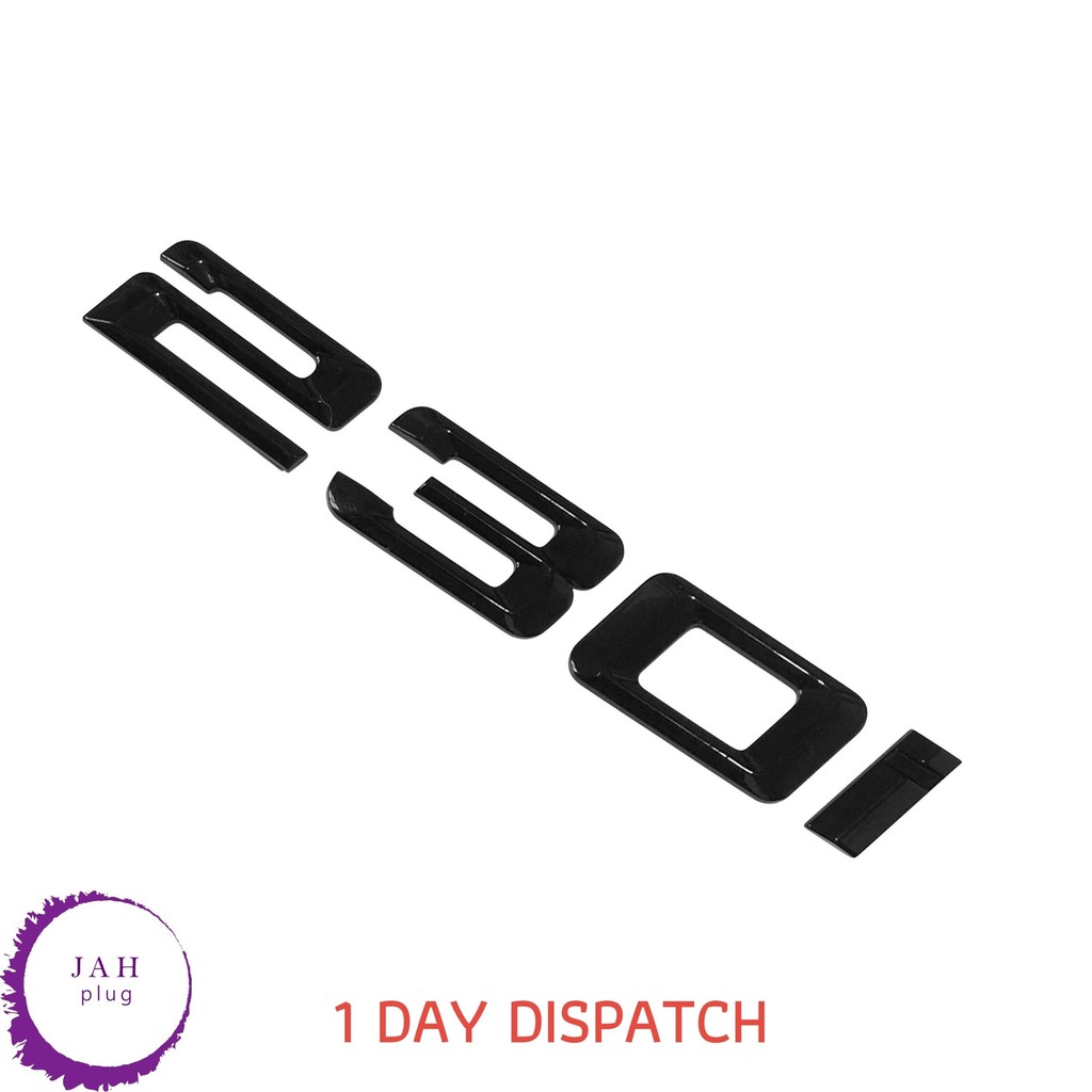 230i GLOSS BLACK REAR BOOT LID TRUNK BADGE EMBLEM LETTERING สําหรับ BMW 2 SERIES