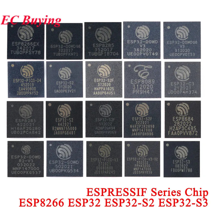 1-5 ชิ้น ESP8266 ESP32 PICO-D4 S2 S2FH4 C3 C3FH4 S2R2 S2FH2 S2FN4R2 S3 S3R2 S3R8 S3R8 S3R8 S3R8 S3R8