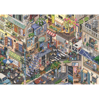 Idako [YYY 12.0 Series] สติ๊กเกอร์ภูมิทัศน์ 3d รุ่นขนาดใหญ่สุด Street View ฉากขนาดใหญ่สองด้าน diy ของขวัญ SS605