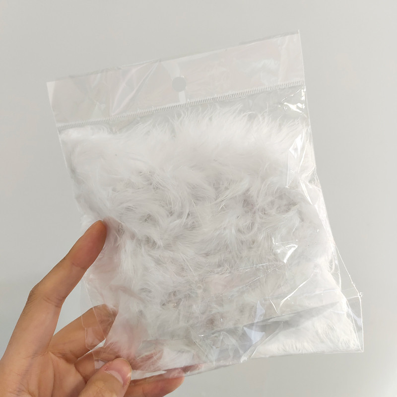 2Yard Feather Boas ตุรกี 1.82Meter สําหรับงานฝีมือเทปริบบิ้นเสื้อผ้าชุดหมวกยาวเส้นผ่านศูนย์กลาง 4-5 ซม.สีขาวสีดํา Royal Blue Trim - รูปที่ 7