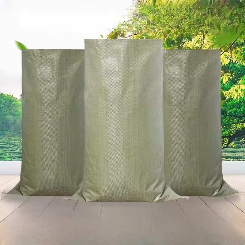 5/10ชิ้น กระสอบทรายเปล่าสําหรับงานหนักสําหรับน้ําท่วม/ถุงพลาสติกย้ายถุงบรรจุ/ถุงหนังงู - รูปที่ 2