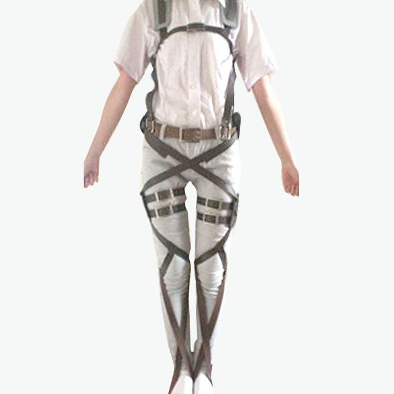 Attack on Titan Belt Recon Corps Body Belt Attack on Titan Cosply หนังเทียมญี่ปุ่นอะนิเมะเข็มขัดชุด 
