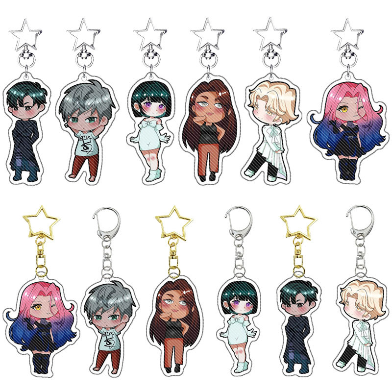 Alien Stage พวงกุญแจอะคริลิคอะนิเมะ Ivan Hyuna Luka Till Mizi Sua พวงกุญแจอุปกรณ์เสริมกระเป๋าจี้ตกแต