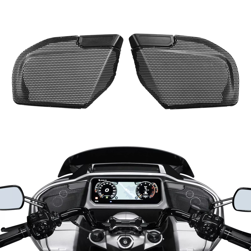 ZMotorcycle Front Fairing Speaker Grille Mesh Covers For Harley CVO Road Glide 2023-2024 Road Glide 