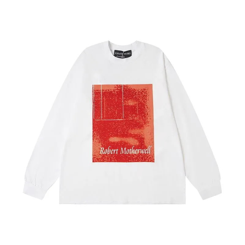 เสื้อยืดแขนยาว ERD Melancholy Fu รุ่นล่าสุด สไตล์ casual กับกราฟฟิตีพิมพ์ลายรอบคอดูลึกลับ