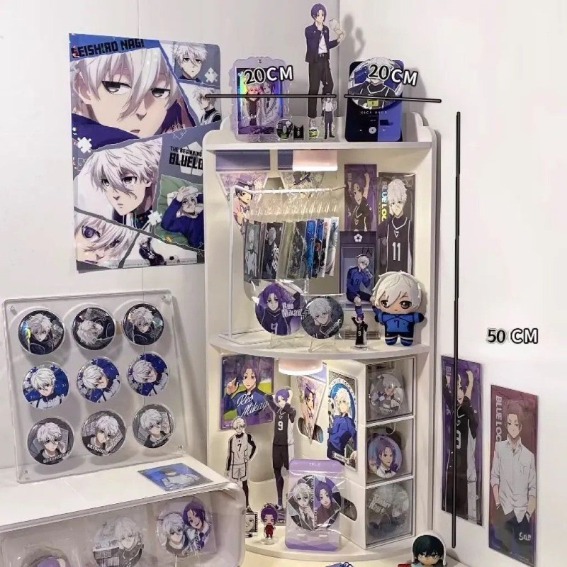 ชั้นวางโชว์ป้ายการ์ดสไตล์อิน, มุมข้างเตียง, ชั้นเก็บของมัลติฟังก์ชั่นแบบตั้งโต๊ะในหอพัก - รูปที่ 5