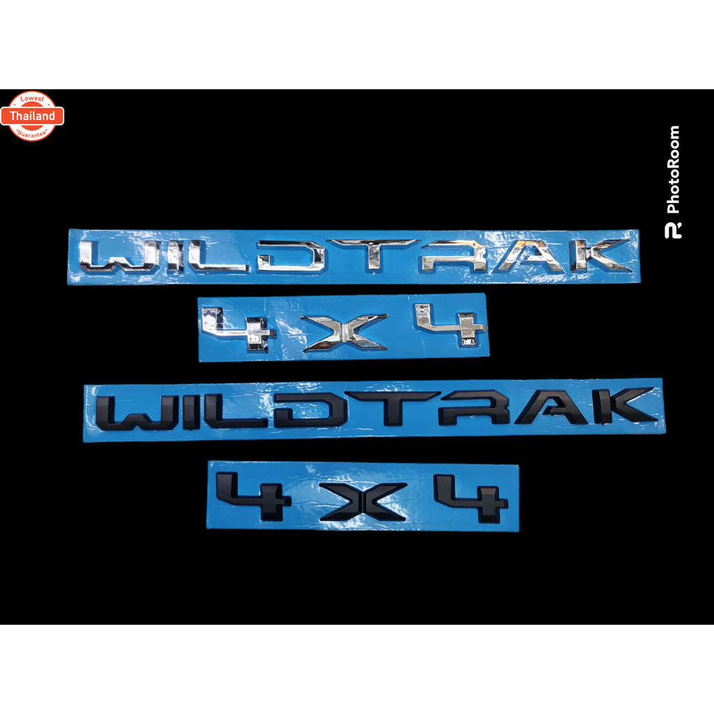 โลโก้  WILDTRAK  4 X 4  สำหรัตืดรถ FORD