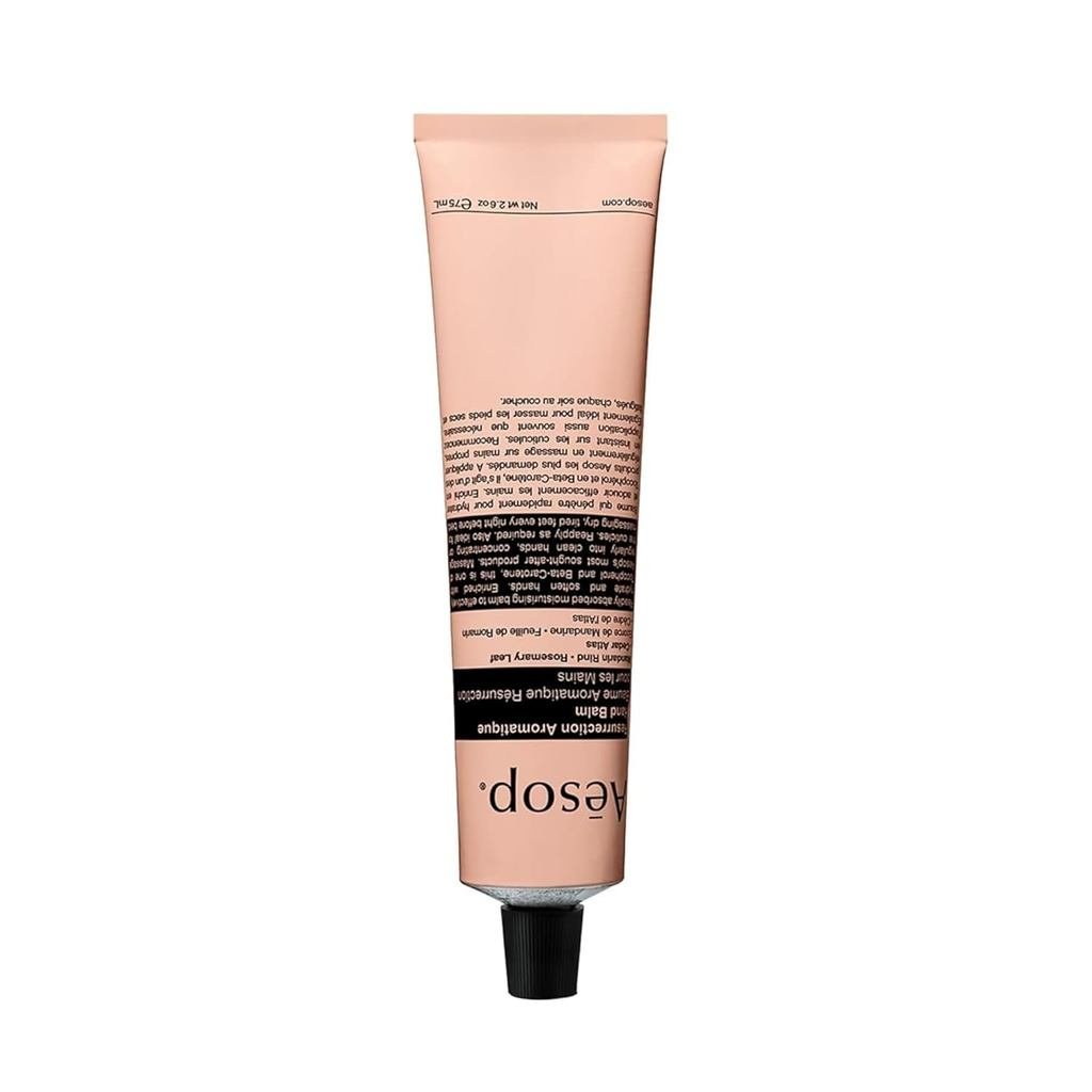 Aesop Resurrection Aromatique Travel Size Hand Balm | Lotion with Sweet Almond and Macadamia Nut to 