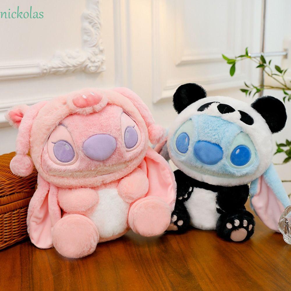 NICKOLAS Stitch Cos Panda ตุ๊กตาตุ๊กตา, PP ผ้าฝ้าย Koala Panda Lilo Stitch ของเล่นตุ๊กตา,มาพร้อมกับข
