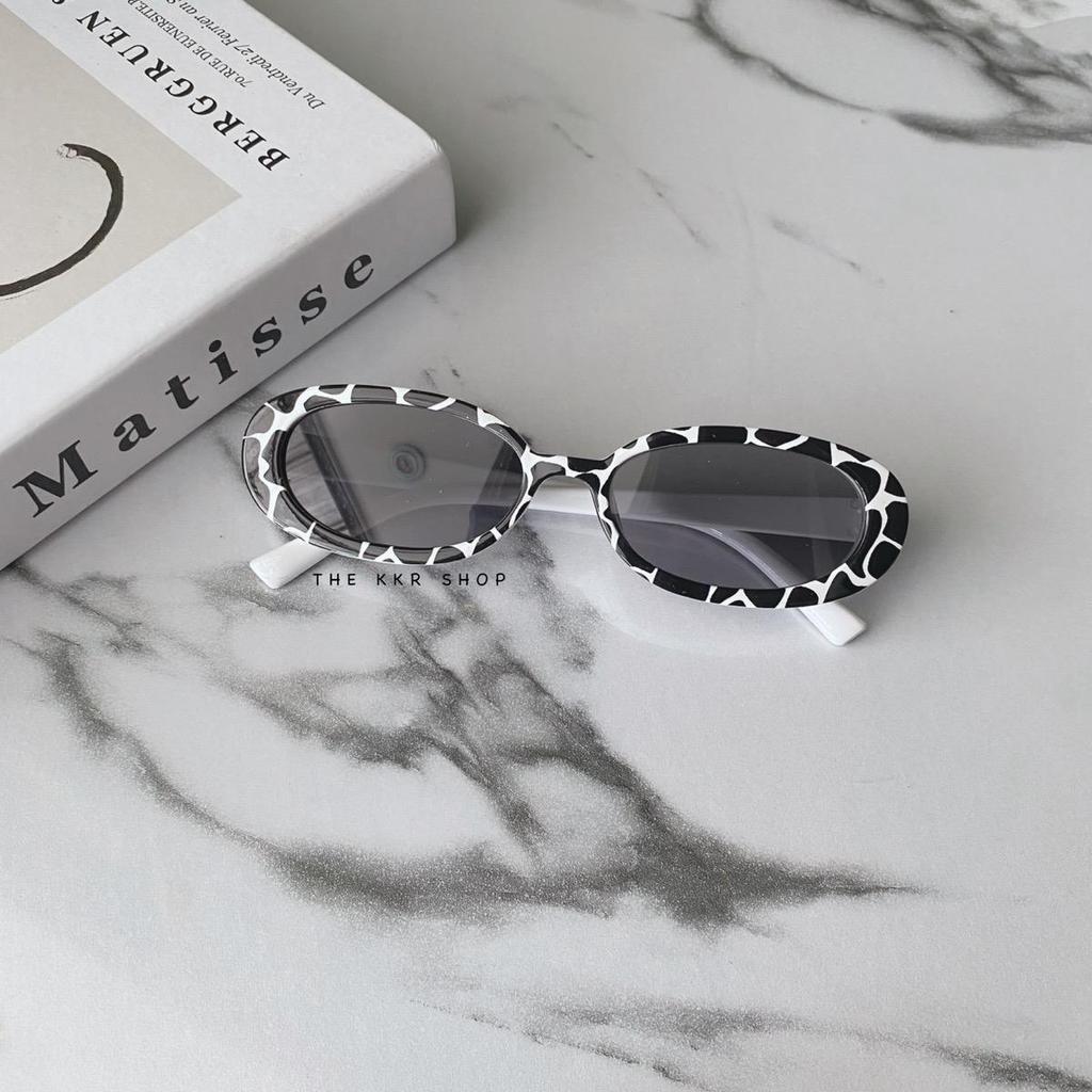 แว่นตากันแดดแฟชั่นรูปวงรีไข่ KD1804 กันแสงแดด ชายหญิงใส่ได้ ถ่ายรูปชิคๆ มีบริการปลายทาง - รูปที่ 7