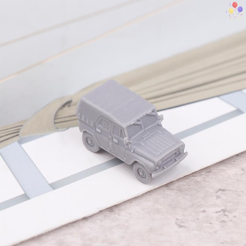 [COB] 1 PCS 1/144 Scale UAZ-469 4x4 Light Utility Grey Vehicle Model KIT 3D Printing Scale Model Jee