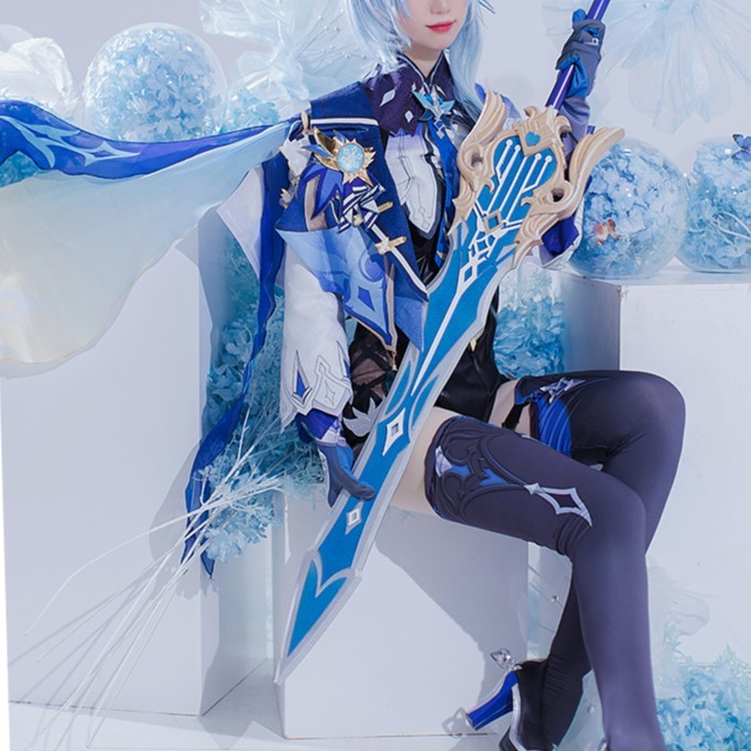 Yula Eula Eula cos ชุดเกม Miha Tour คอสเพลย์เครื่องแต่งกาย Eula Eula อะนิเมะหญิง c ชุด