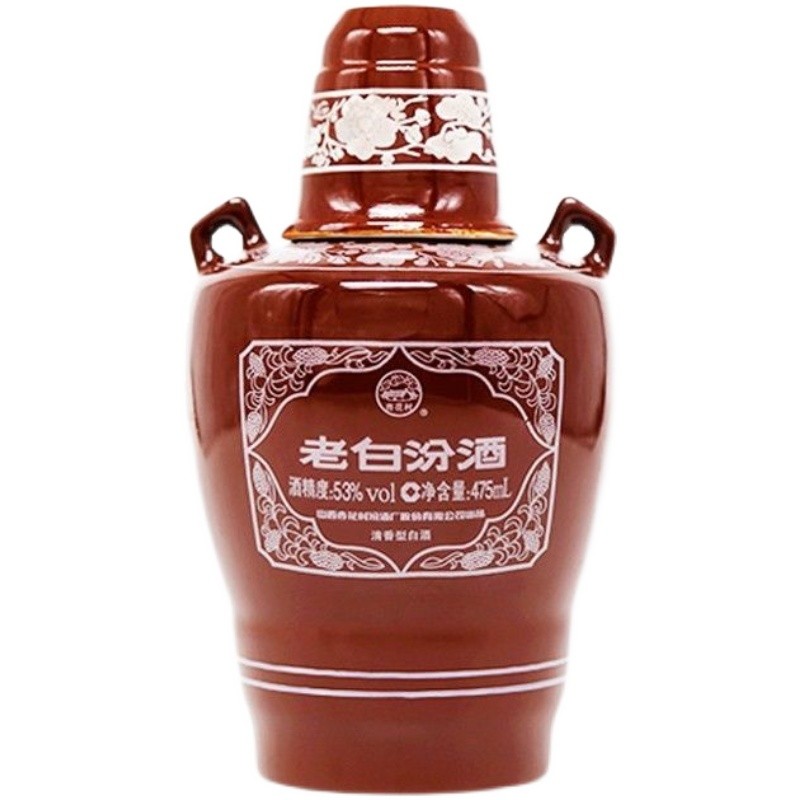 X Xinghua Village 53 องศาเก่าสีขาว Tan 10 ปีประเภทหอม 475ml * 6 ทั้งกล่องไวน์ขาวข้อเสนอพิเศษ