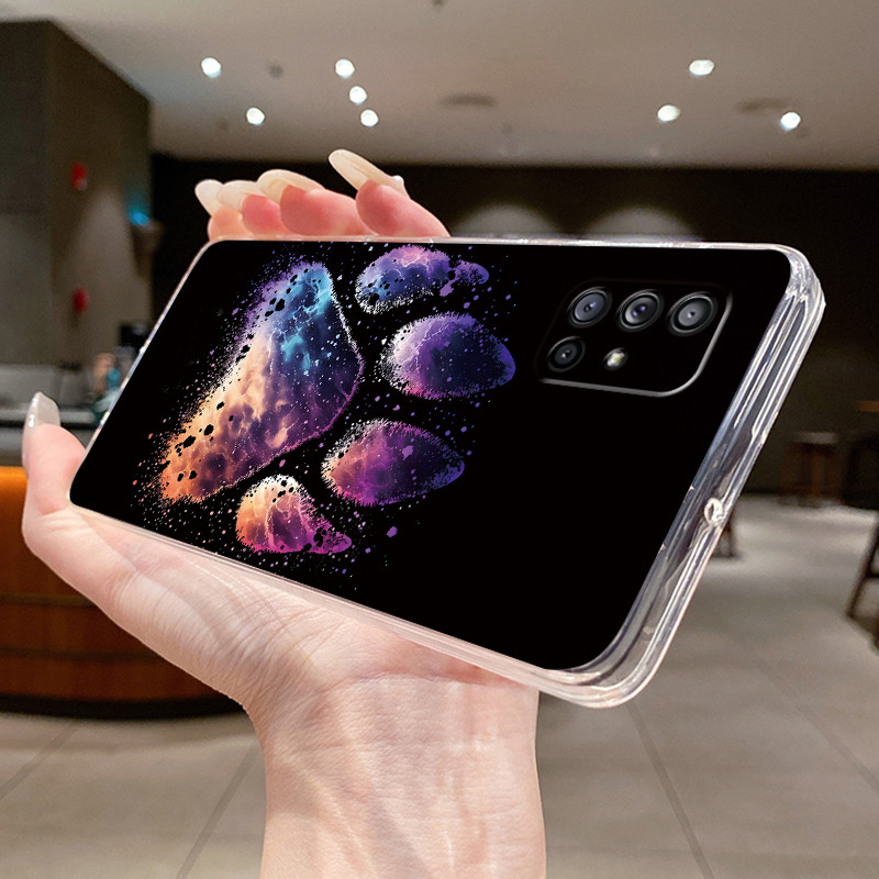 SAMSUNG เคสโทรศัพท์สําหรับSamsung Galaxy A71 4G A715FสีSeriesแฟชั่นพิมพ์ลายสําหรับSamsung A71 5G TPUกันกระแทกCmobile Clear Shell ราคา ถูกที่สุด ดีลบีเคเค แกลเลอรีภาพที่ 9