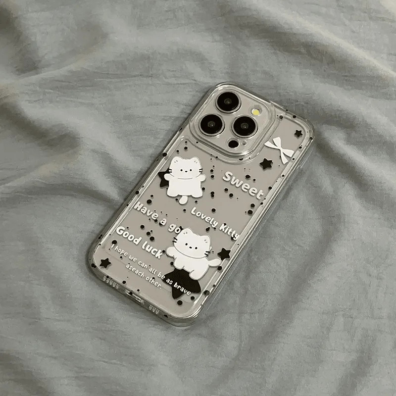 HP OPPO น่ารักสไตล์เคสโทรศัพท์ใส Cat Element สําหรับ OPPO A3s A3 PRO A5s A12 A7 A11k A9 A15 A15s A16