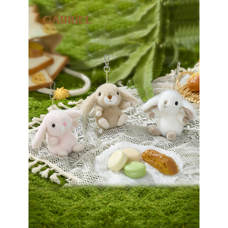 ตุ๊กตากระต่าย Gabriel ออฟฟิเชียล สำหรับเป็นของขวัญวันเกิด พวงกุญแจและจี้น่ารัก
