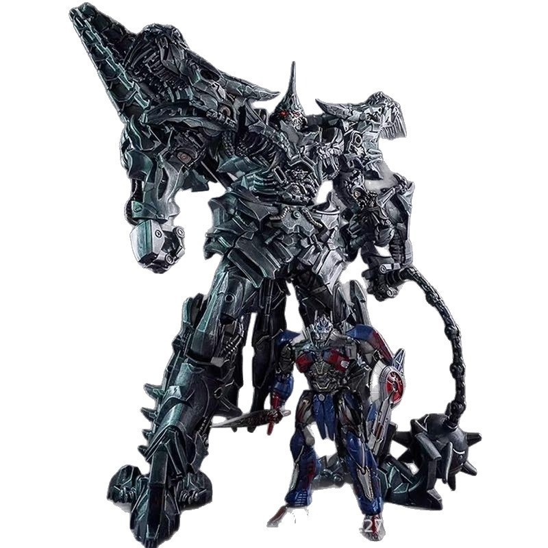 รุ่นอัพเกรด Weijiang สายเหล็ก W8600 Transformers ของเล่น Tyrannosaurus Rex ฟรี Optimus Prime ภาพยนตร