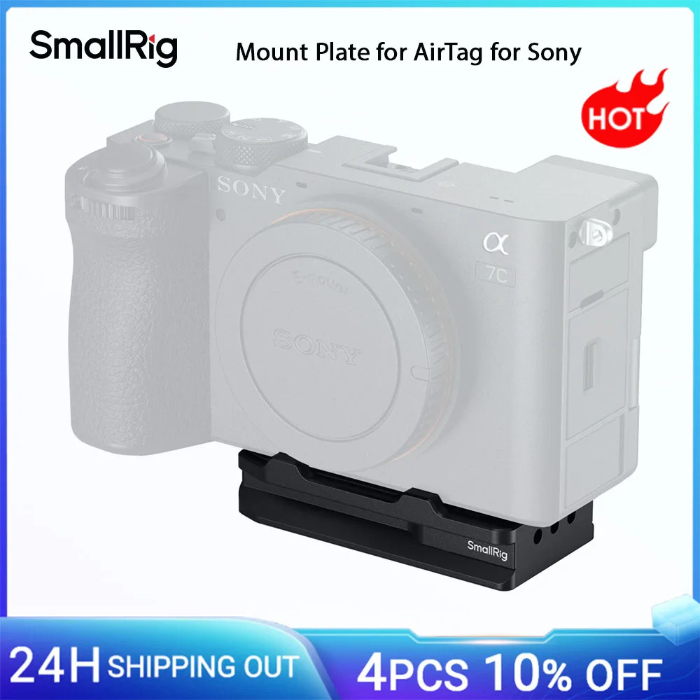SmallRig Mount Plate สําหรับ AirTag สําหรับ Sony A7S III / A7R III / A7 III / A7R IV / A6700 / A6400