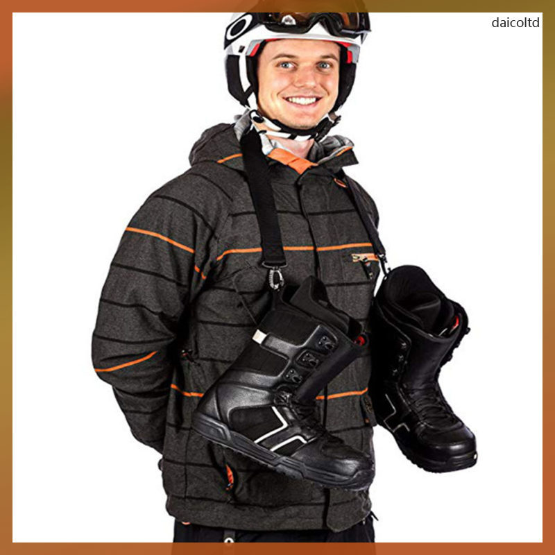 📦 3 Pcs สายรัดรองเท้าสกี An Fittings อเนกประสงค์สำหรับพกพา ทนทาน สเก็ตบอร์ด มืออาชีพ ไนลอน แบบพกพา ส