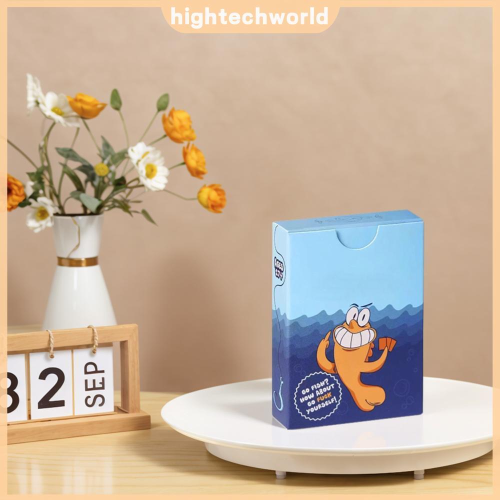 Go F Yourself Card Game with 52 Card The Grown Up Go Fish Card Game Reusable Funny Table Board Game 