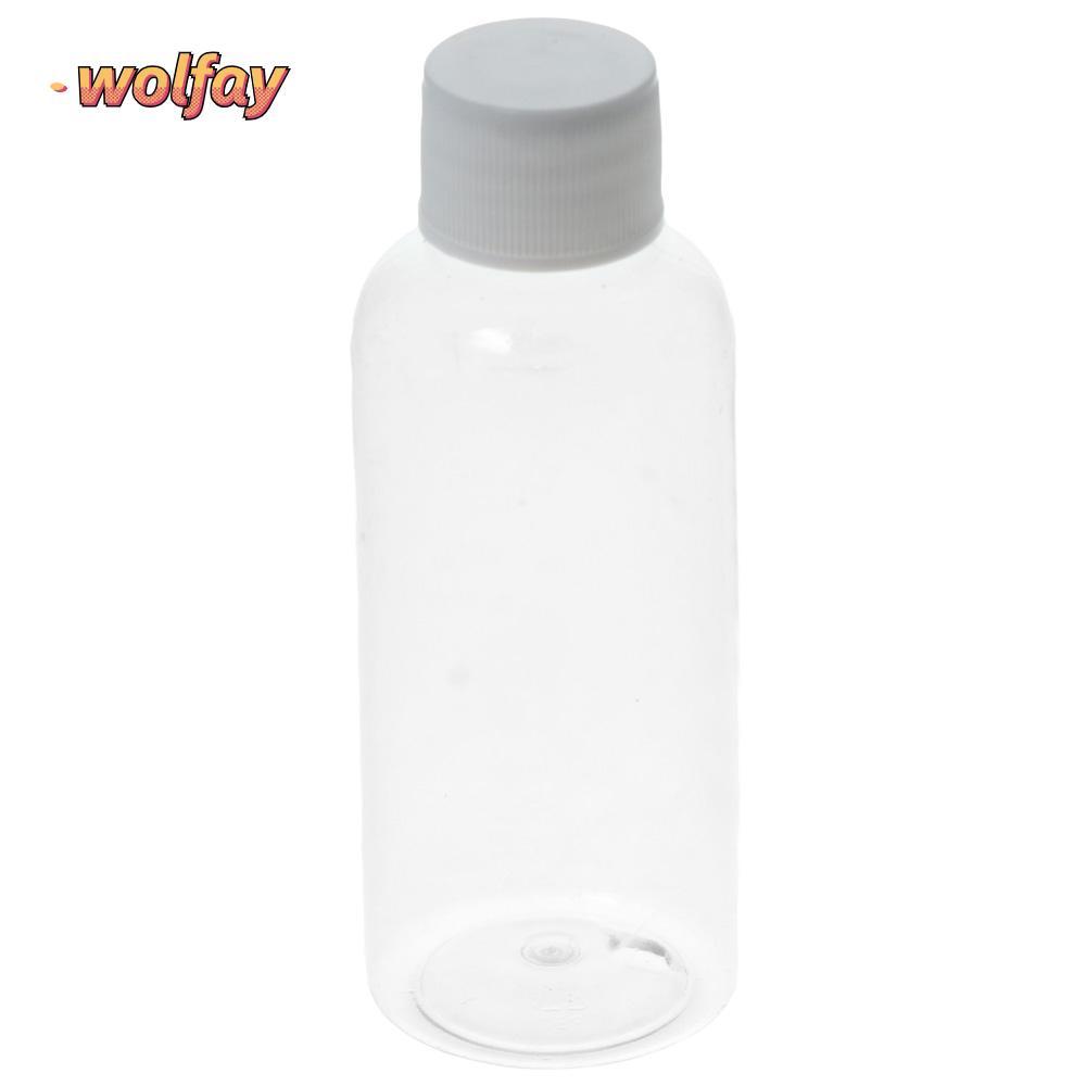 WOLFAY 10 ชิ้น Ginger Shot ขวด Freezable สําหรับของเหลวพร้อมหมวก Wellness Juice Shot ภาชนะพลาสติก