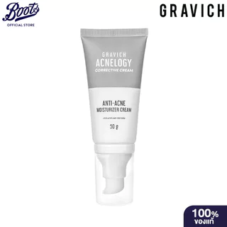Gravich Acnelogy Corrective Cream Anti-Acne Moisturizer Cream 50 G. กราวิช แอคเน่โลจี คอเรคทีฟ ครีม 50 กรัม