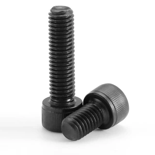 น็อต สกรู หัวจม เกลียวมิล ตลอด หยาบ ระดับ12.9/DIN912 Hex Socket Head Cap Machine ScrewM3/M4/M5/M6/M8/M10/M12 LC-TH-1