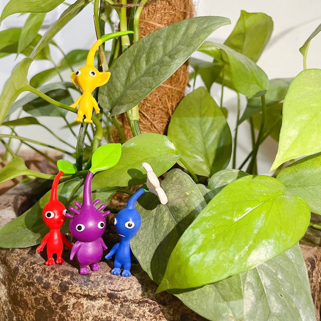 正 San Pikmin Game Figure ของเล่นตุ๊กตาขนาดเล็ก