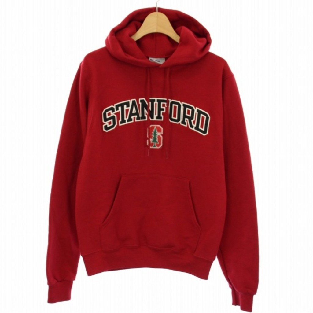 Champion AUTHEN Hoodie red Direct from Japan Secondhand