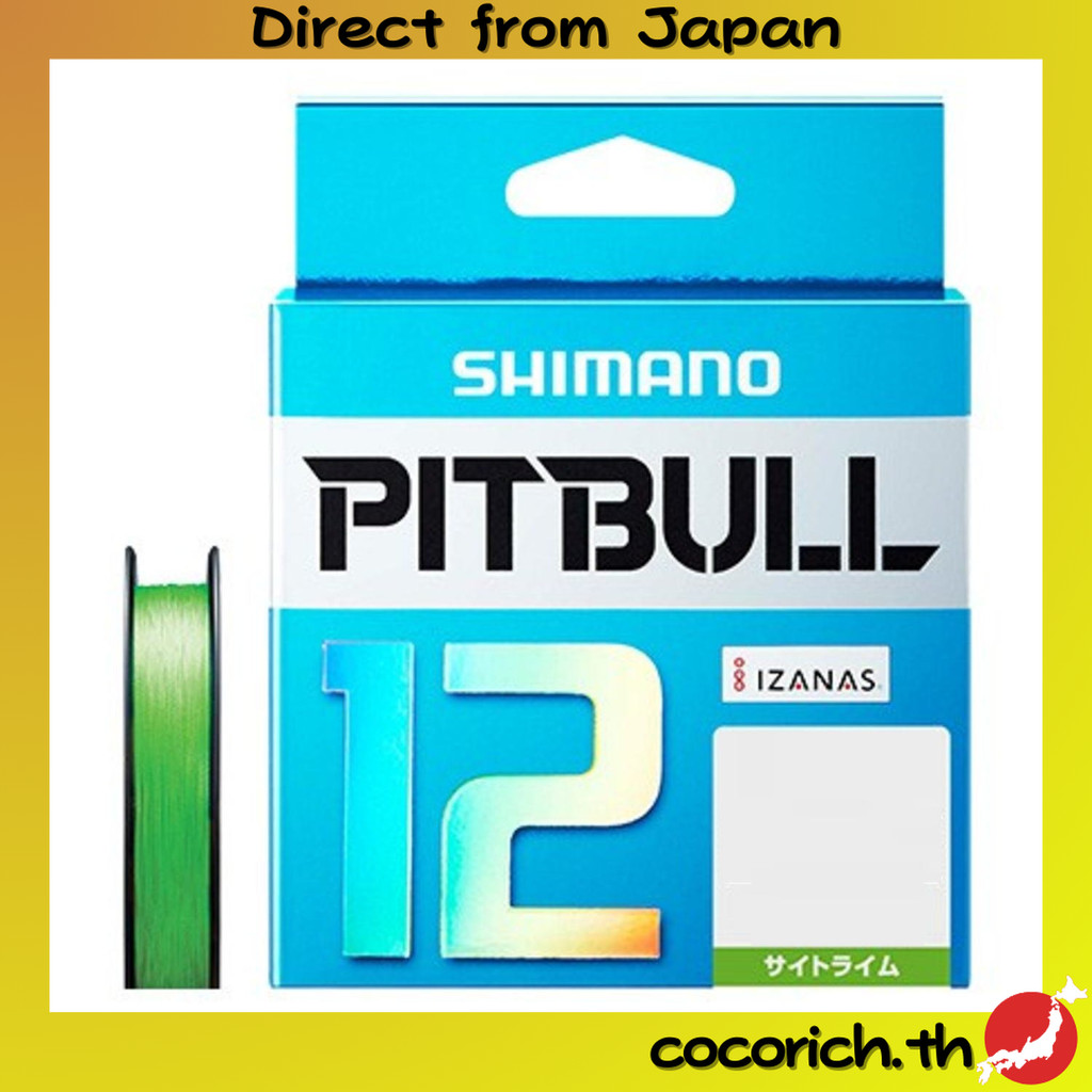 สาย PE Shimano Pitbull 12 เส้น 200m เบอร์ 1.5 (Site Rainbow 36.2lb) สำหรับตกปลา ความเหนียวและความนุ่