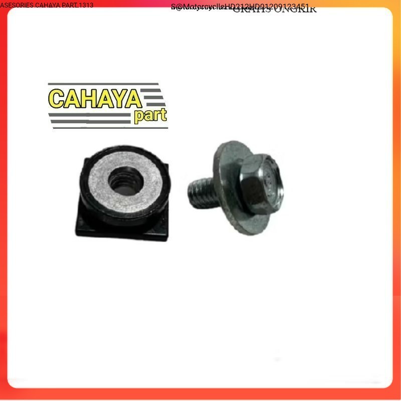 น็อตสายฟ้า 1 ชุด GARNISH FENDER BOLT 10 M6X16 SCREWDRIVER และ BOLT WRENCH BUMPER BOLT ใหม่ยานยนต์ Cc