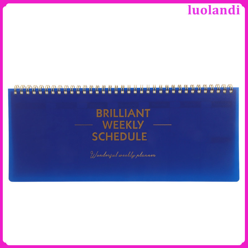 Notepad นักวางแผนการศึกษาที่มีประสิทธิภาพทุกวันพร้อมกําหนดชั่วโมง Habit Tracker Journal luolandi