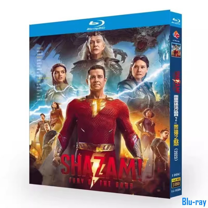 [BRAND NEW SEALED] American Film Shazam! Fury of the Gods (2023) กล่อง Blu-ray 1 แผ่น